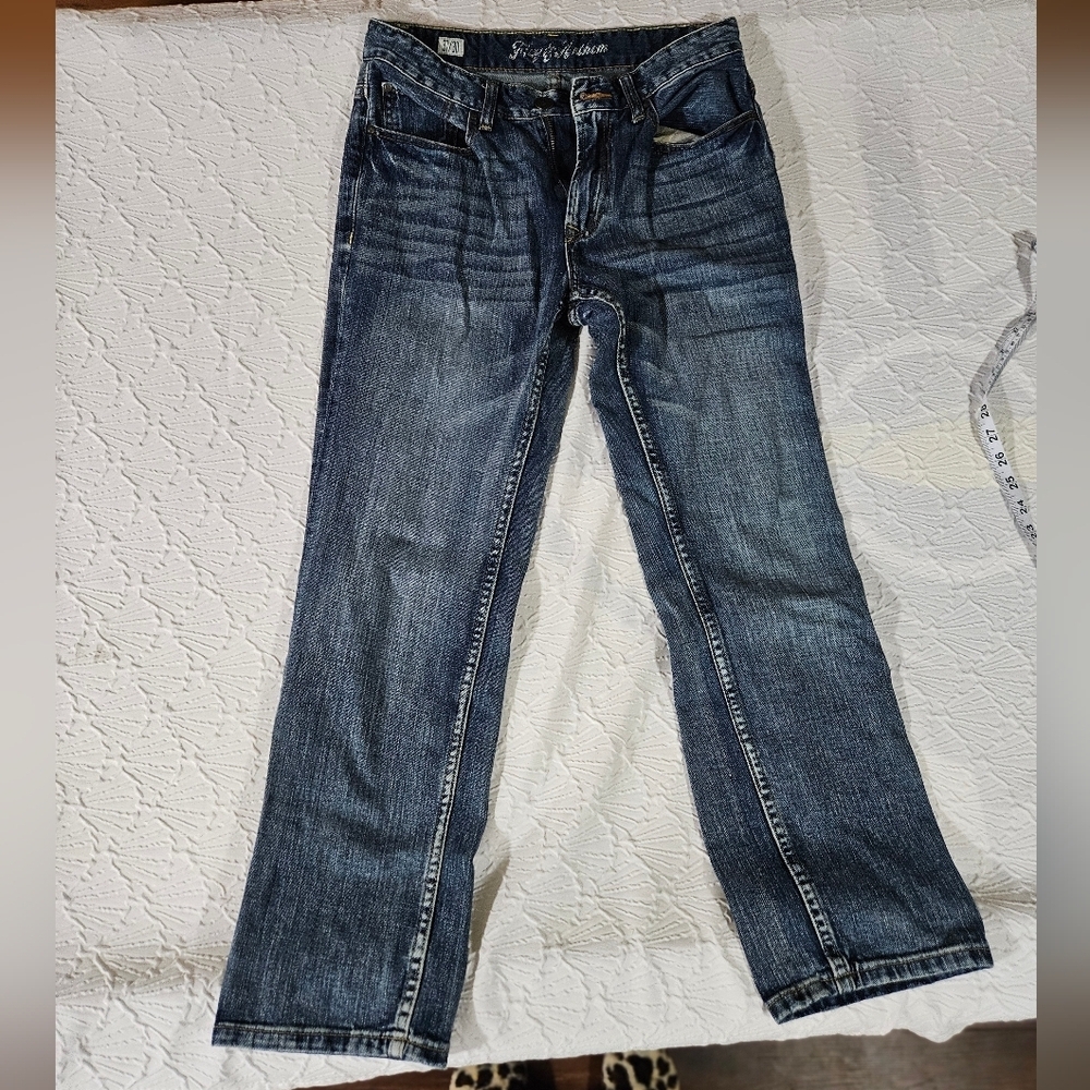 Flag & Anthem Men's Classic Denim Jeans Size 31/30 Nashville Straight Erie wash